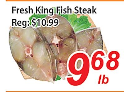 Fresh King Fish Steak