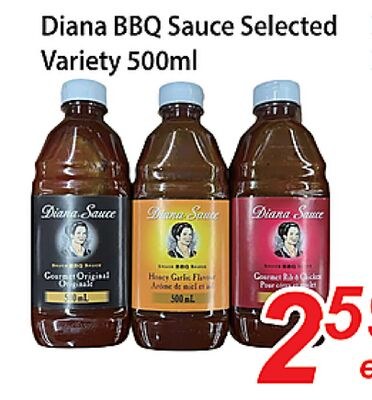 Diana BBQ Sauce Selected Variety 500ml