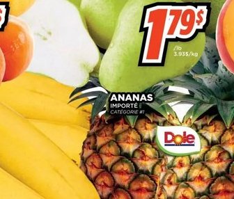 Ananas importés Dole