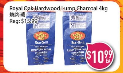 Royal Oak Hardwood Lump Charcoal 4kg