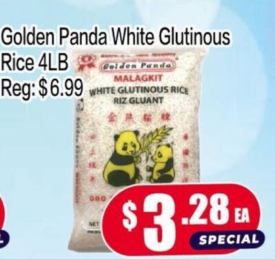 Golden Panda White Glutinous Rice 4LB