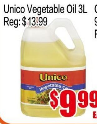 Unico Vegetable Oil 3L