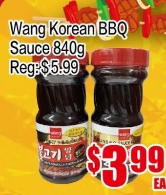 Wang Korean BBQ Sauce 840g