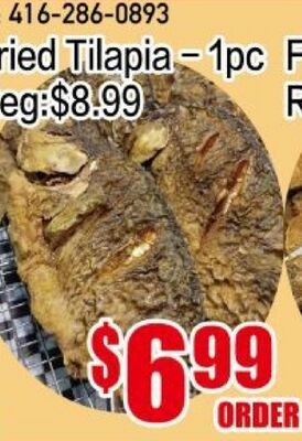 Fried Tilapia - 1pc