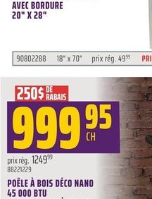 Miroir rectangulaire avec bordure 20" x 28"