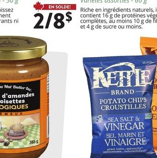 Le beurre d'amandes et noisettes biologiques de…