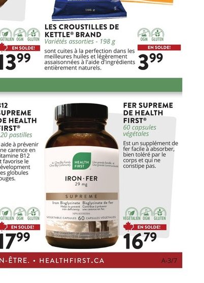 Fer Suprême de Health First