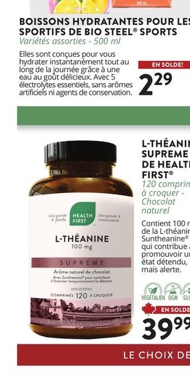 L-Théanine Suprême de Health First