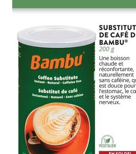 Substitut de café de Bambu