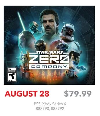 STAR WARS ZERO COMPANY PS5, Xbox Series X