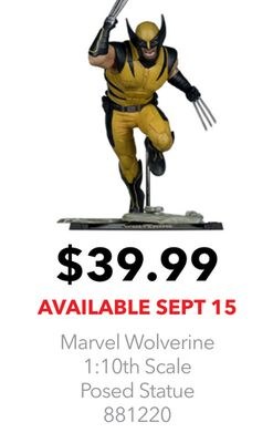 Marvel Wolverine 1:10th Scale Posed Statue