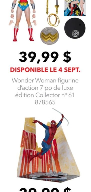 Wonder Woman figurine d'action édition Collecto…