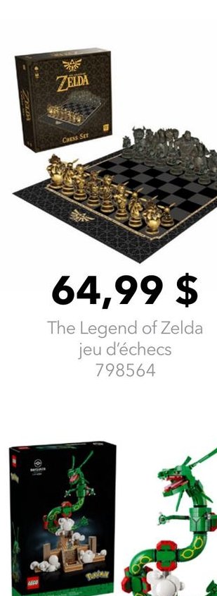 The Legend of Zelda jeu d'échecs