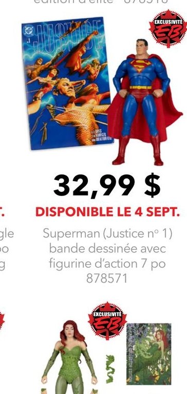 Superman (Justice n° 1) bande dessinée avec fig…