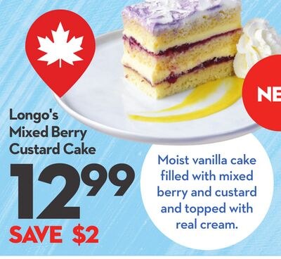 Mixed Berry Custard Cake