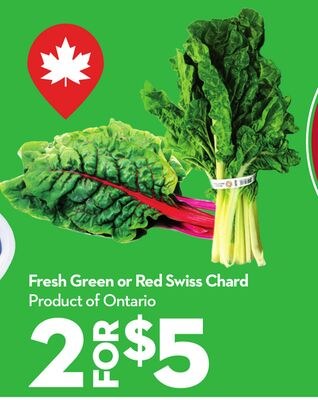 Fresh Green or Red Swiss Chard