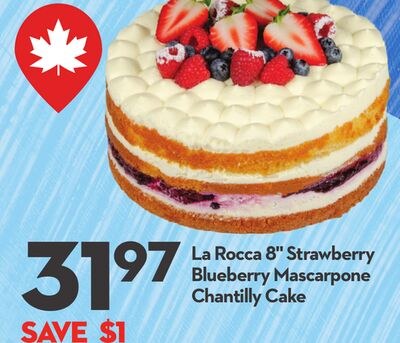 La Rocca 8" Strawberry Blueberry Mascarpone Cha…