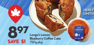 Lemon Blueberry Coffee Cake