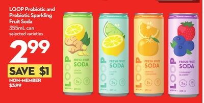 Probiotic and Prebiotic Sparkling Fruit Soda