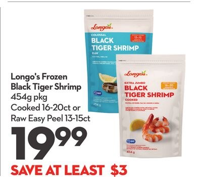 Frozen Black Tiger Shrimp