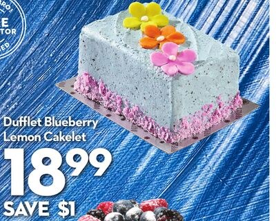 Dufflet Blueberry Lemon Cakelet