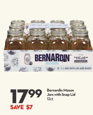 Mason Jars with Snap Lid