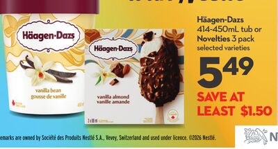 414-450ML tub or Novelties 3 pack