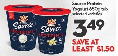 Source Protein Yogourt