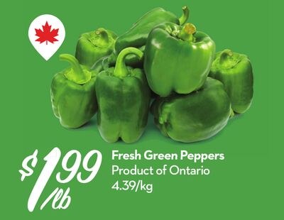 Fresh Green Peppers