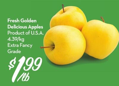 Fresh Golden Delicious Apples