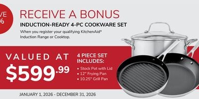 KitchenAid INDUCTION-READY 4-PC COOKWARE SET