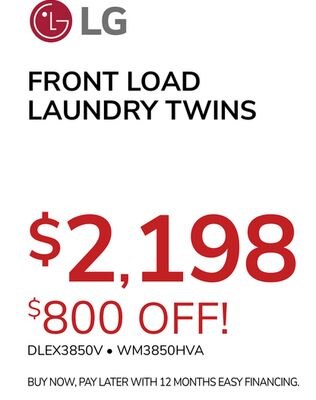 FRONT LOAD LAUNDRY TWINS