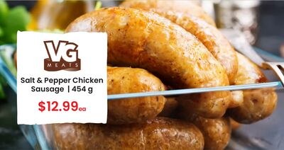 Salt & Pepper Chicken Sausage