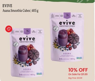 EVIVE Asana Smoothie Cubes