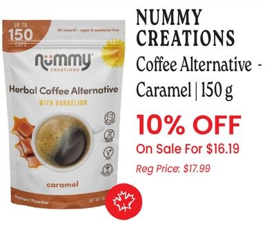 NUMMY CREATIONS Coffee Alternative - Caramel