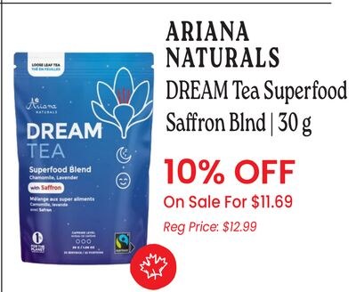 ARIANA NATURALS DREAM Tea Superfood Saffron Blnd