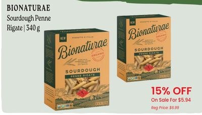 BIONATURAE Sourdough Penne Rigate