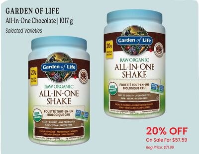 GARDEN OF LIFE All-In-One Chocolate