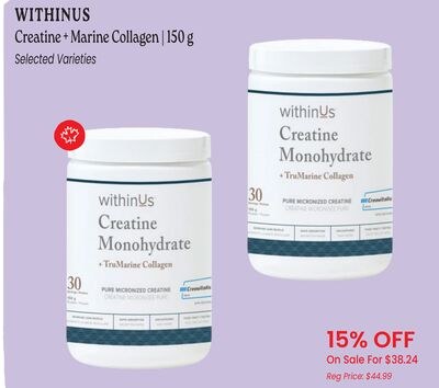 WITHINUS Creatine + Marine Collagen | 150 g