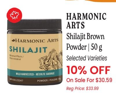HARMONIC ARTS Shilajit Brown Powder