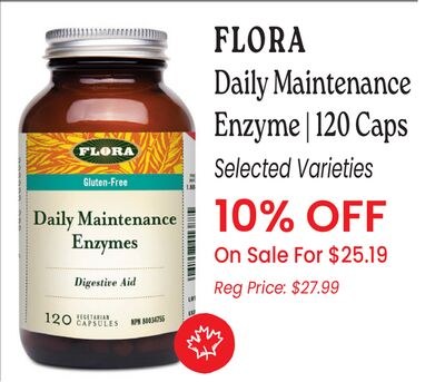 FLORA Daily Maintenance Enzyme