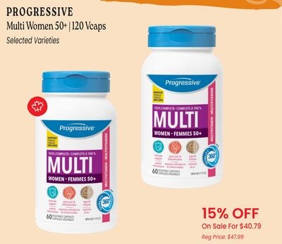 PROGRESSIVE Multi Women 50+ | 120 Vcaps