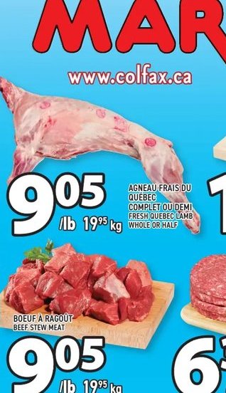 Boeuf à rôtir ou ragoût