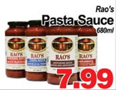 Rao's Pasta Sauce