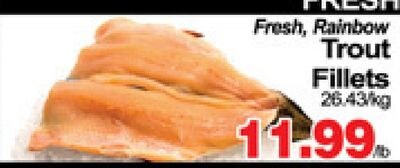 FRESH Fresh, Rainbow Trout Fillets