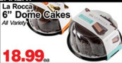 La Rocca 6" Dome Cakes