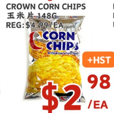 CROWN CORN CHIPS