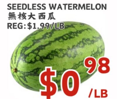 SEEDLESS WATERMELON