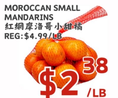 MOROCCAN SMALL MANDARINS
