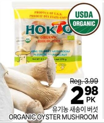 ORGANIC OYSTER MUSHROOM